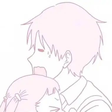 一对两张可爱粉色系二次元情头 特别可爱的情头粉色系