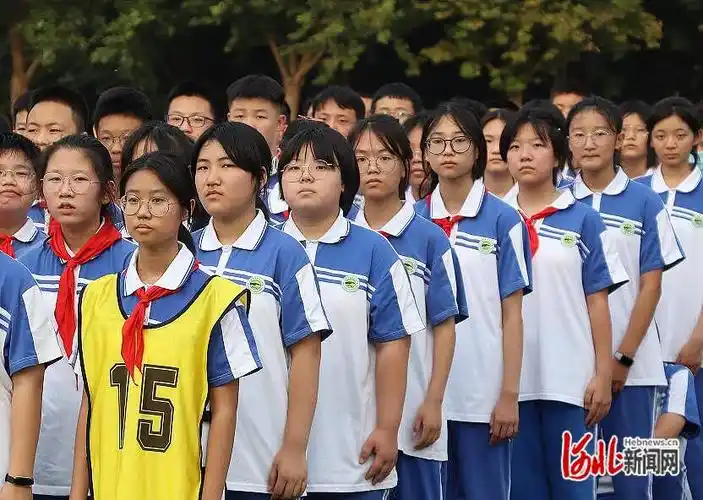 石家庄市第十三中学举行新学期开学典礼