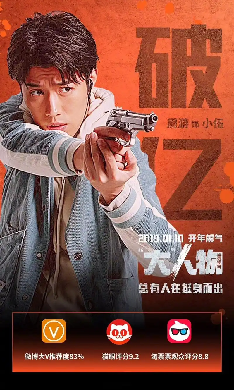 恭喜电影《大人物》票房破1.5亿. 宝藏男孩. 野兽小王子. 潜力无极限.