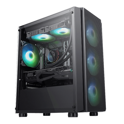 先马(sama)风致240 台式电脑主机箱 6风扇位/240水冷位/多硬盘位/玻璃