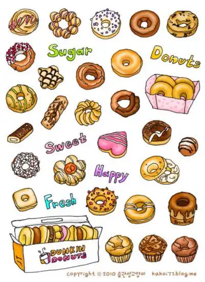 卡通甜点画法.by 顾初安