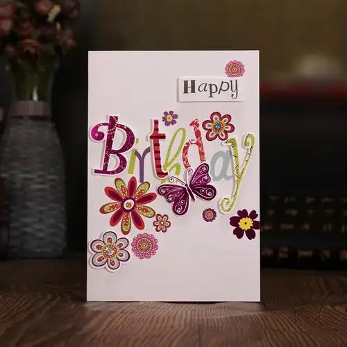 女朋友生日补前20多年的生日贺卡女朋友生日贺卡