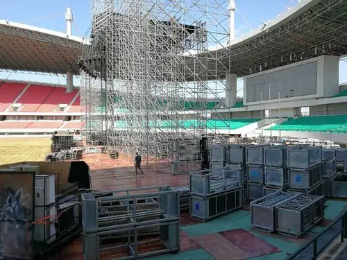 周杰伦演唱会搭建开始啦