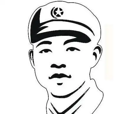 好看的雷锋头像简笔画图片_雷锋永远属于中国