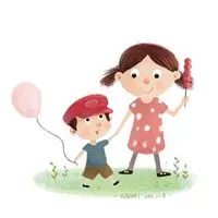 姐弟头像卡通萌 q版卡通可爱姐弟头像图_微信头像图片大全