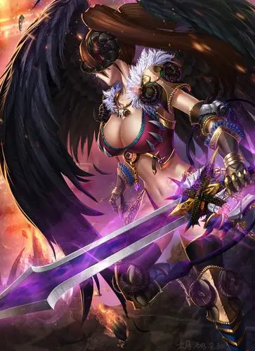 原创禾月cg学院作品翼天使