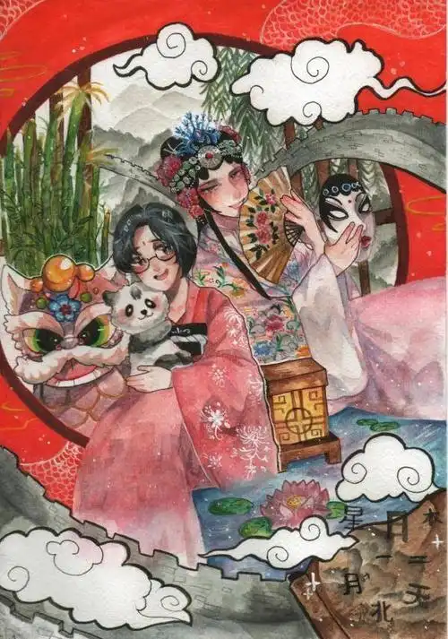 "我眼中的美丽中国"少儿绘画比赛献礼中泰建交45周年