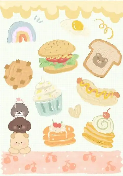 ipadair竖屏壁纸高清壁纸自制可爱油画