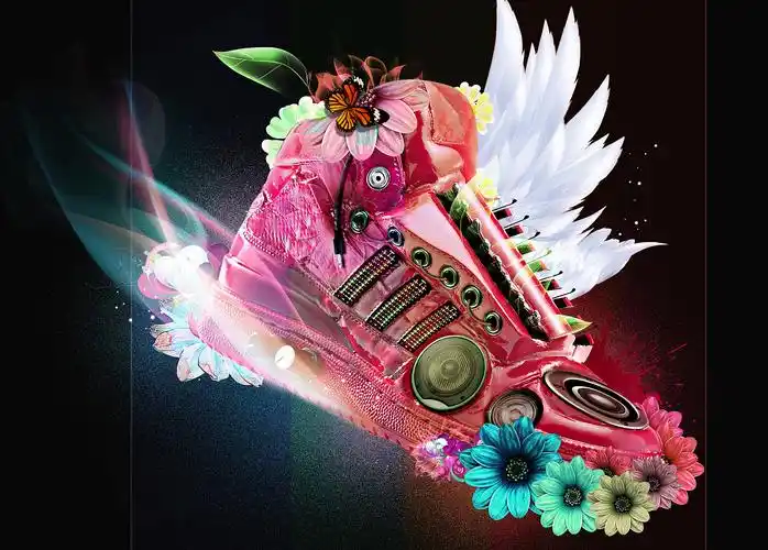 运动鞋创意海报