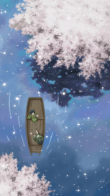 动态山水画壁纸青山看不厌流水趣何长