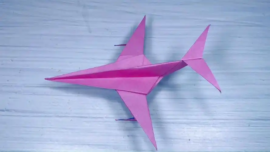 折纸飞机,战斗机模型的折法,创意手工制作