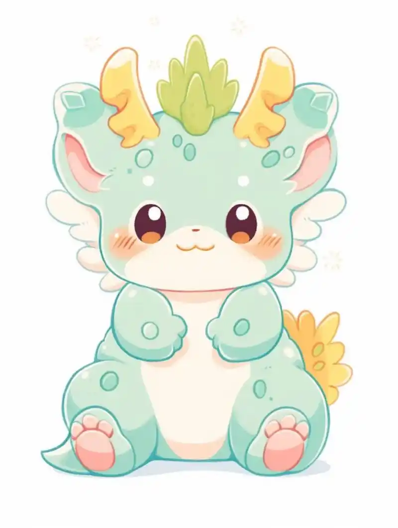 动物插画 | 可爱龙宝宝 明年就是龙年啦