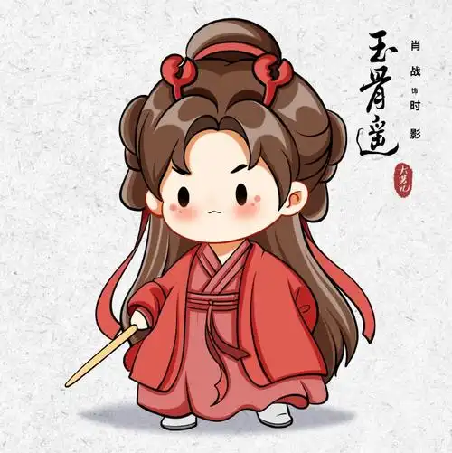 肖战超话#我画的就是肖战#影儿霞儿,天生一对,两小无猜,十八宫格情头