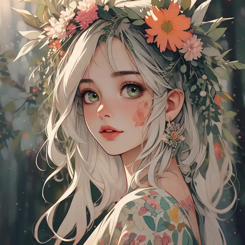 唯美漫画女生头像,做头像超好看94