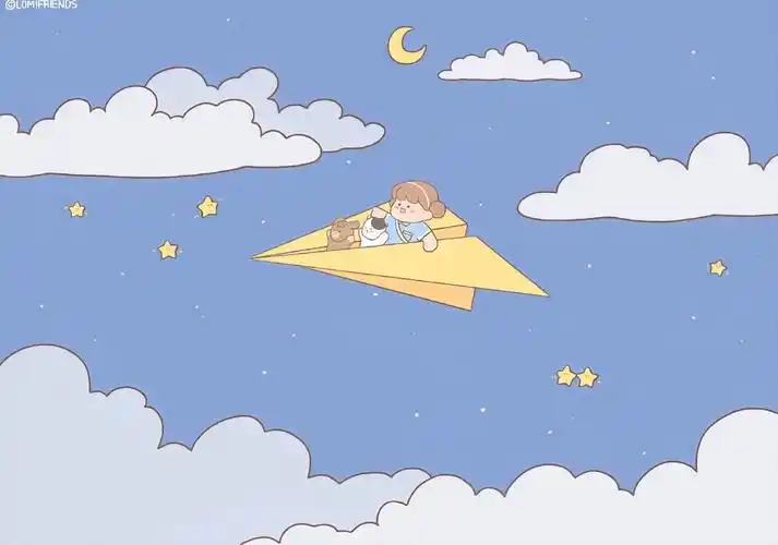 卡通ipad壁纸 ins:moonwhale96