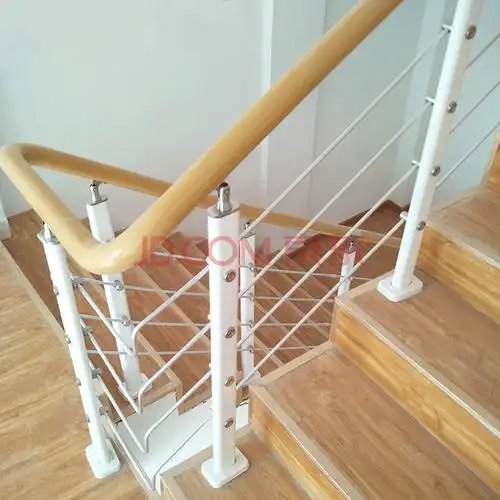 楼梯扶手欧式简约现代室内家用阳台围栏别墅pvc栏杆实木护栏立柱(联系