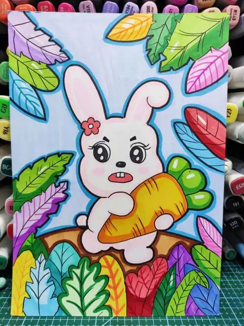 生活需要分享欲 #笔记灵感  #马克笔  #简笔画  #儿童简笔画  #可爱