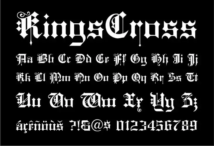 用一篇文章帮你全面认识哥特风英文字体附下载包