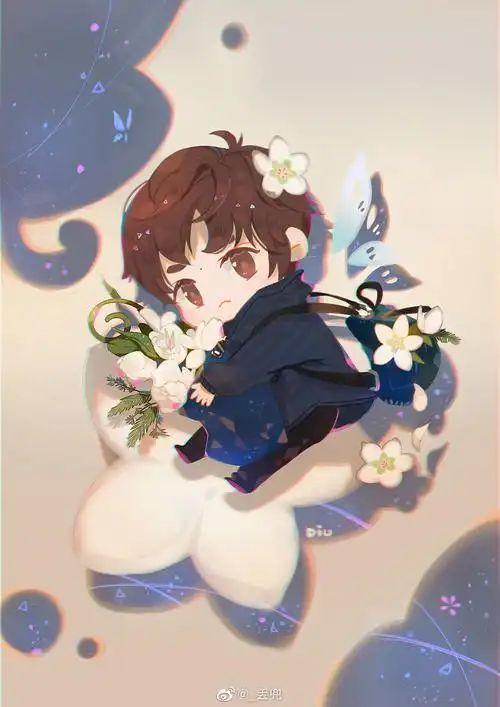 易烊千玺q版手绘 - 堆糖,美图壁纸兴趣社区