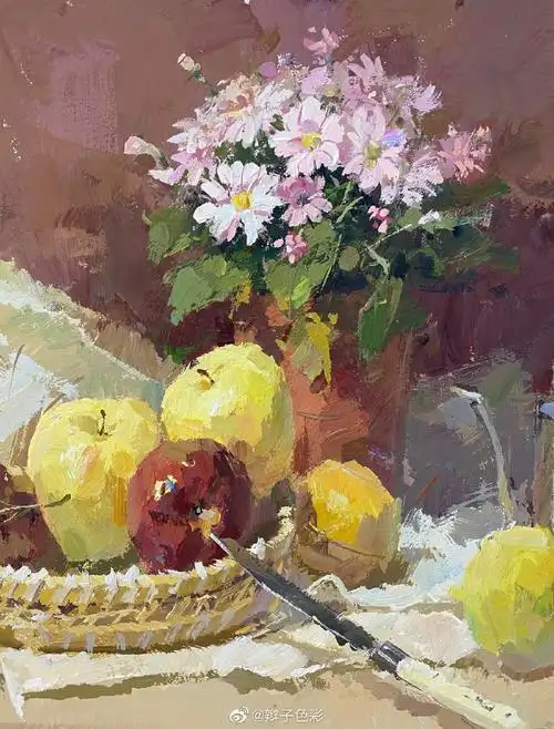 纯灰,主次,冷暖,节奏等,都要通过自己分析得到,而不能完全照抄照片