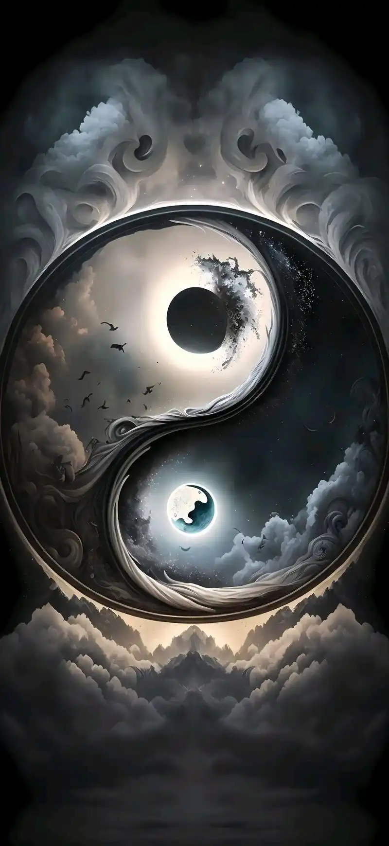 手机壁纸 原图壁纸 太极俩生仪