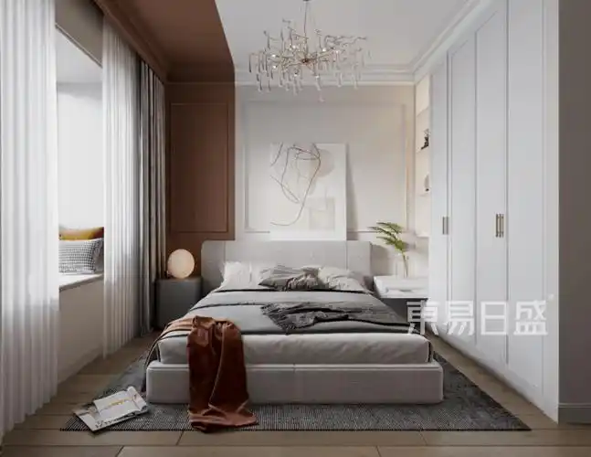 华润未来城120平米法式轻奢风格整屋装修设计效果图