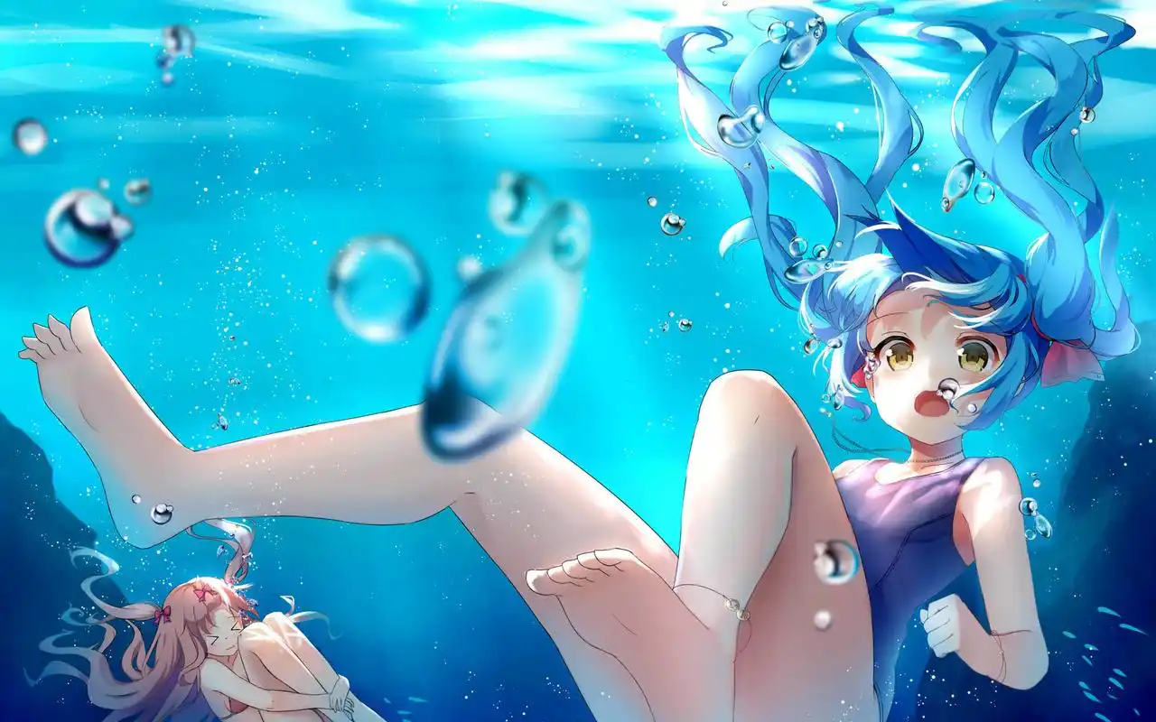 经典动漫美女高清宽屏电脑桌面壁纸