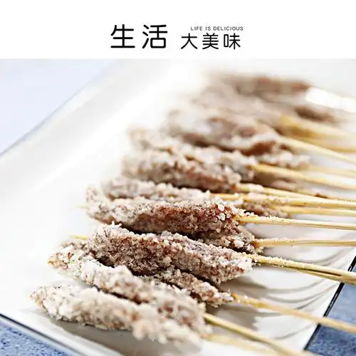 绝味小串倔强小牛排迷你小串2000串整箱包邮油炸串 冷锅串串 裹粉-mc