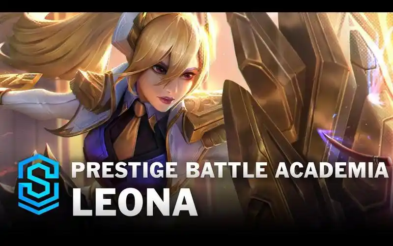 「皮肤档案室」蕾欧娜·曙光女神 —— 战斗学院 - 英雄联盟