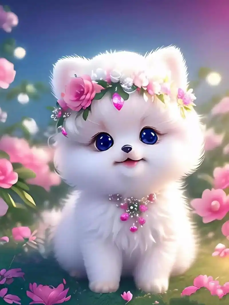 萌萌图片祝友友们晚安好梦[兔年大吉]