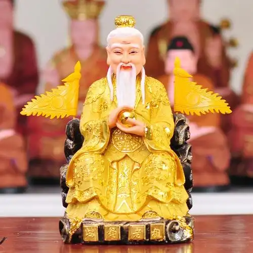 鸿钧老祖神像洪君老祖师爷家鸿钧道人家用道观树脂摆件佛像12寸30厘米