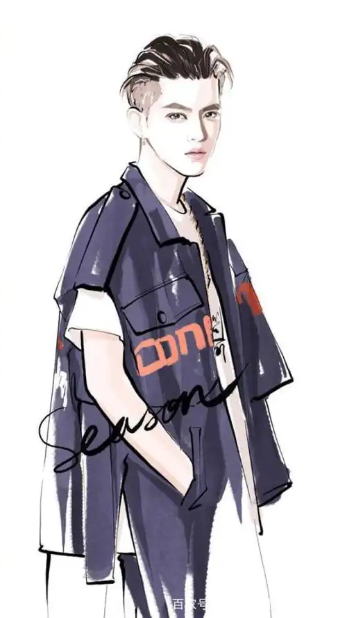 吴亦凡手绘漫画