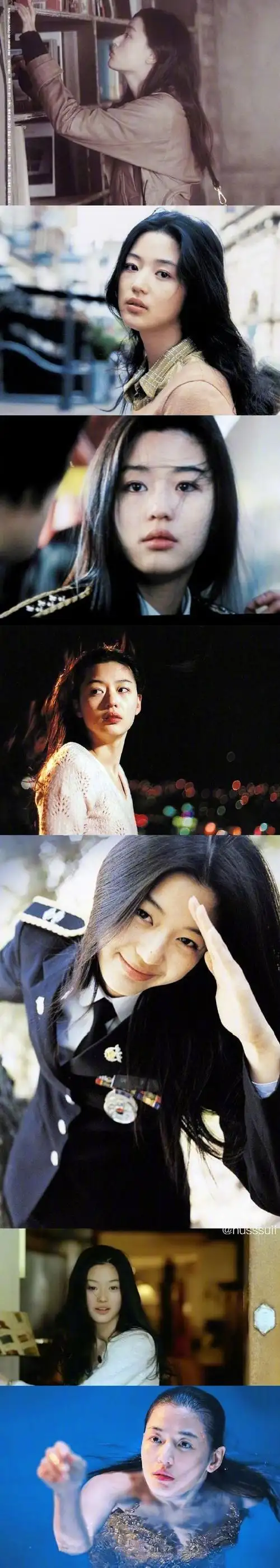 全智贤怼脸旧照# #全智贤# 轮廓优越,五官大气.