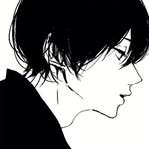 5.2黑白动漫头像