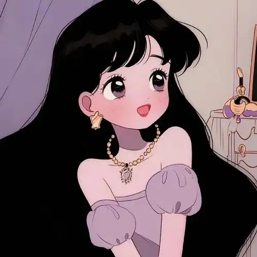 呆萌公主可爱头像