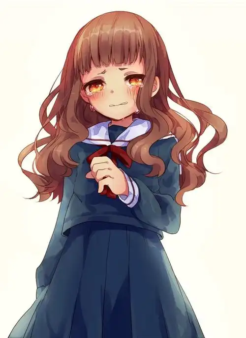 二次元的眼泪 伤感动漫图 卡通眼泪 泪水