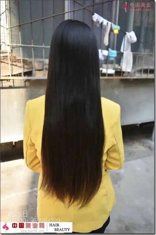 剪去黄衣姑娘的过腰长发-戈壁落日343