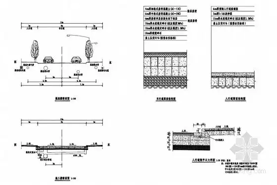 沥青混凝土城市支路工程全套施工图(69页