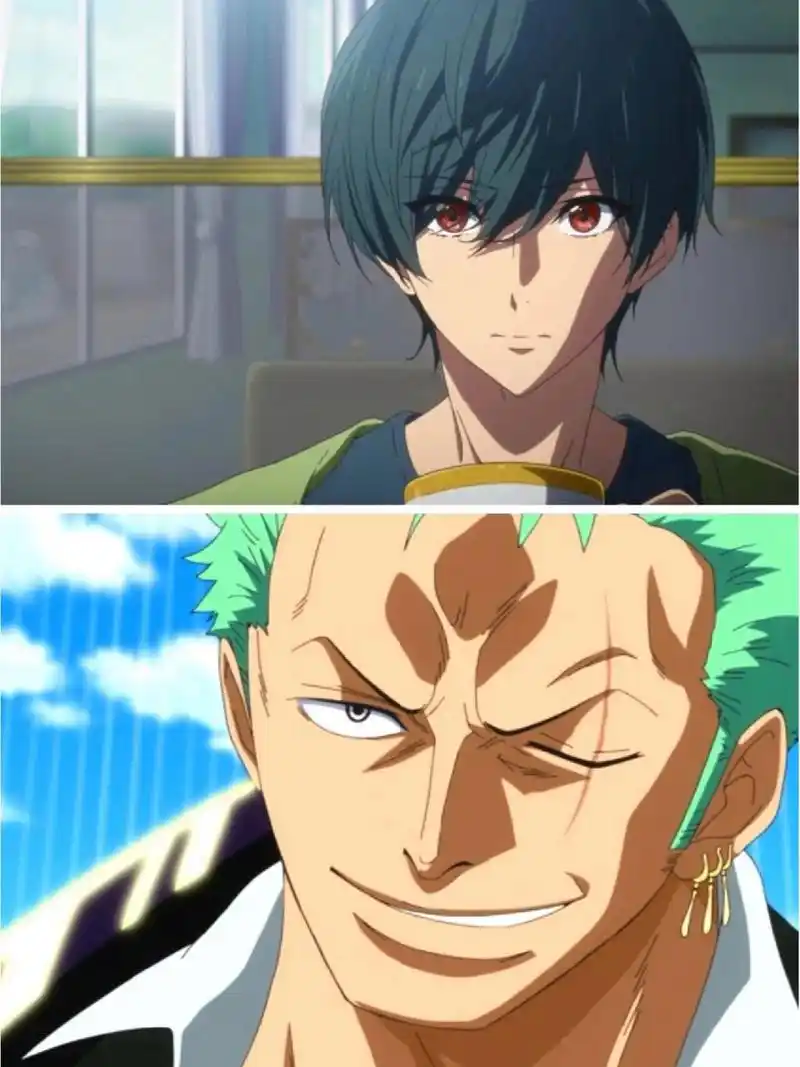 92盘点日漫里的绿发男角色92 9715下面走来的是绿毛方阵 99