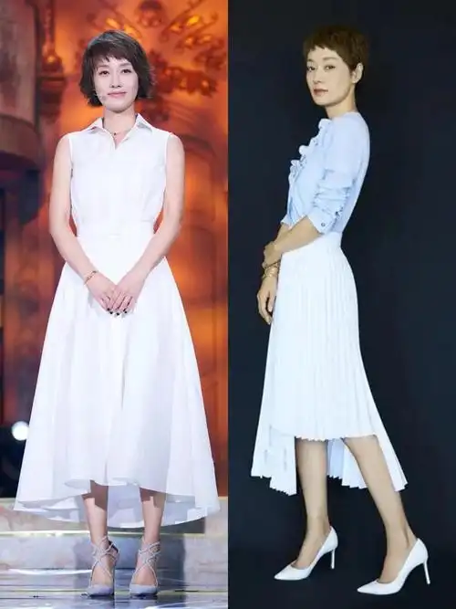 观察马伊琍,海清的打扮,我悟了:妆发得体,穿衣简单,更洋气