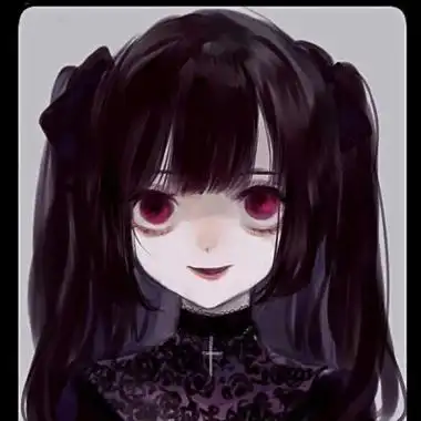 暗黑系二次元女生头像