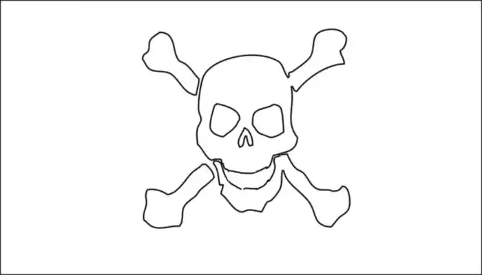 骷髅头简笔画 骷髅头简笔画怎么画