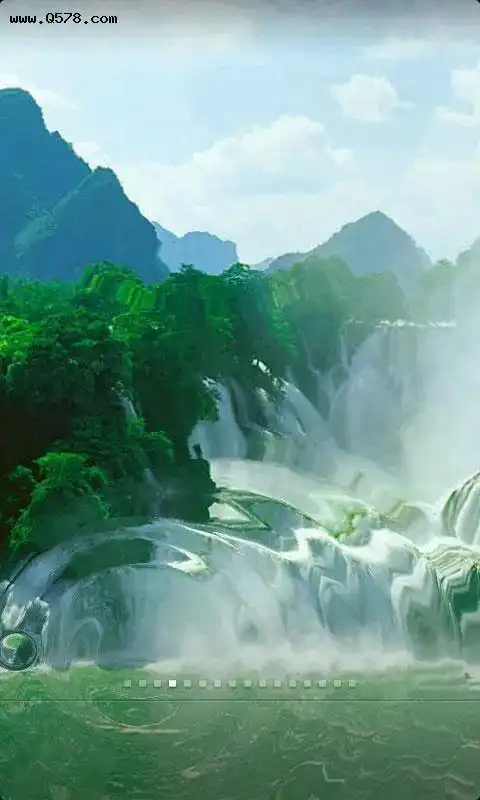 壮丽的瀑布壁纸