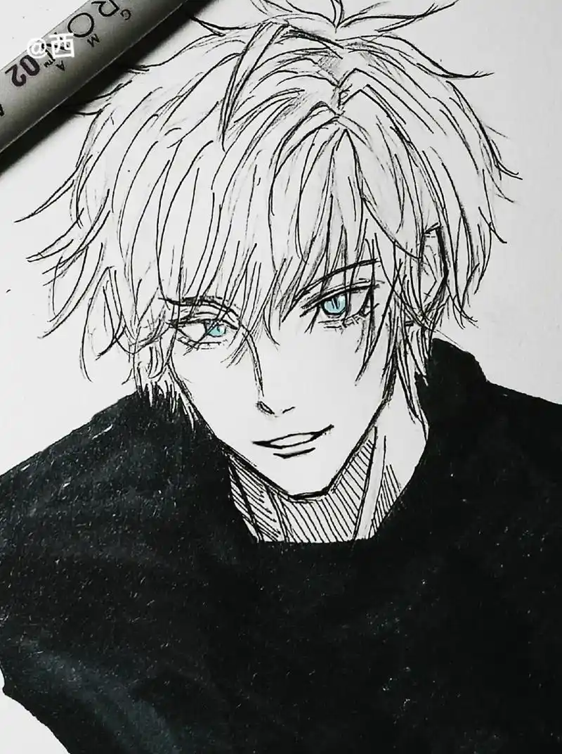 領域展開#五条悟 #咒术回战  #临摹 #手绘 - 抖音