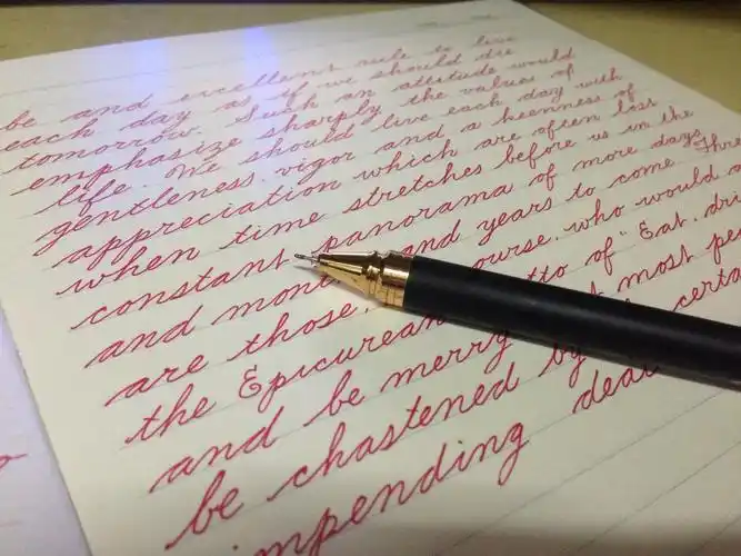 平时的英文草书练习