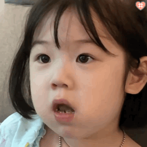 萌娃金雪表情包动图