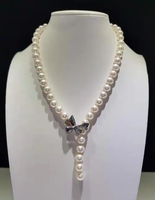 极品天女珍珠pk极品淡水珍珠价价十倍/这款珍珠项链更火出天际线