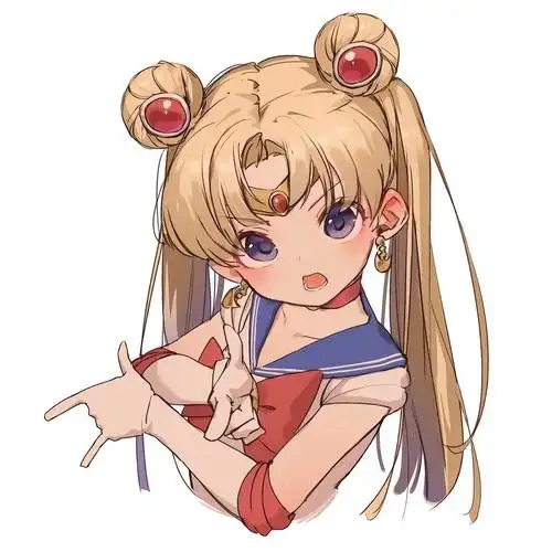 这组美少女战士卡通画好好看啊