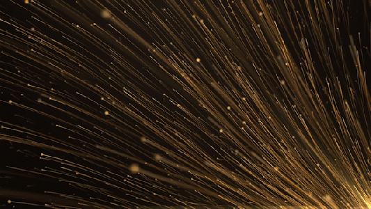 金色粒子光线gif