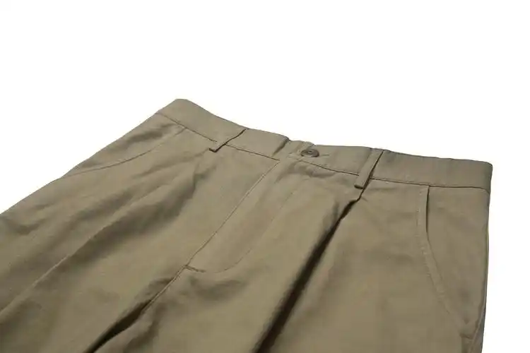 tnpe橄榄绿藏青宽松休闲裤日系直筒设计师长裤复古宽松男女款